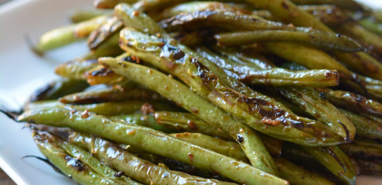 Grilled Balsamic Green Beans