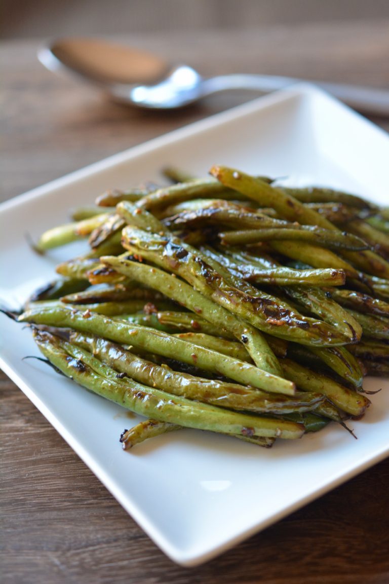Grilled Balsamic Green Beans