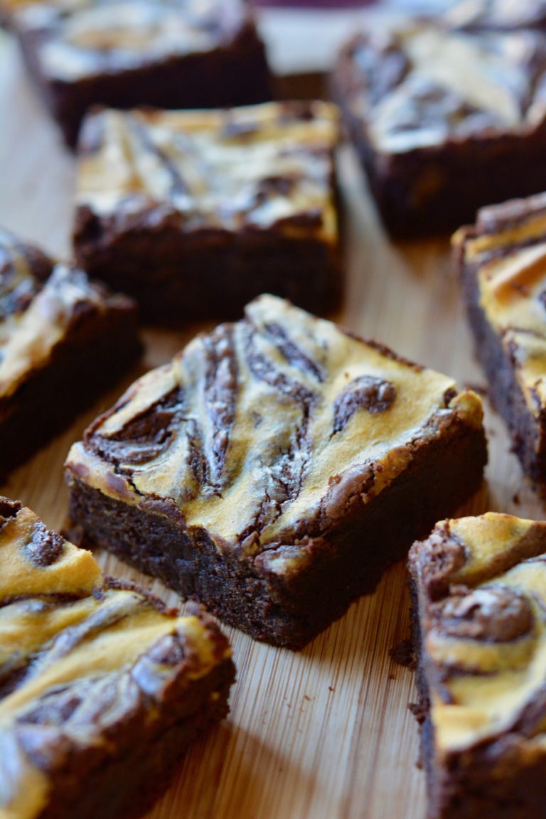 Pumpkin Swirl Brownies