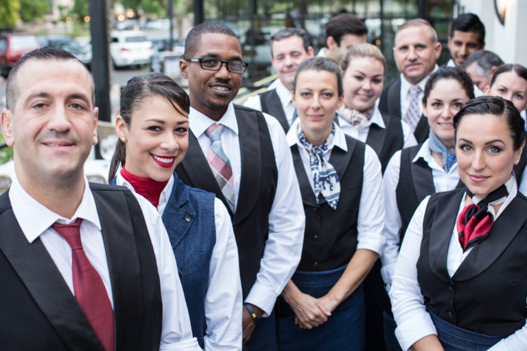 Fat Ox restaurant staff