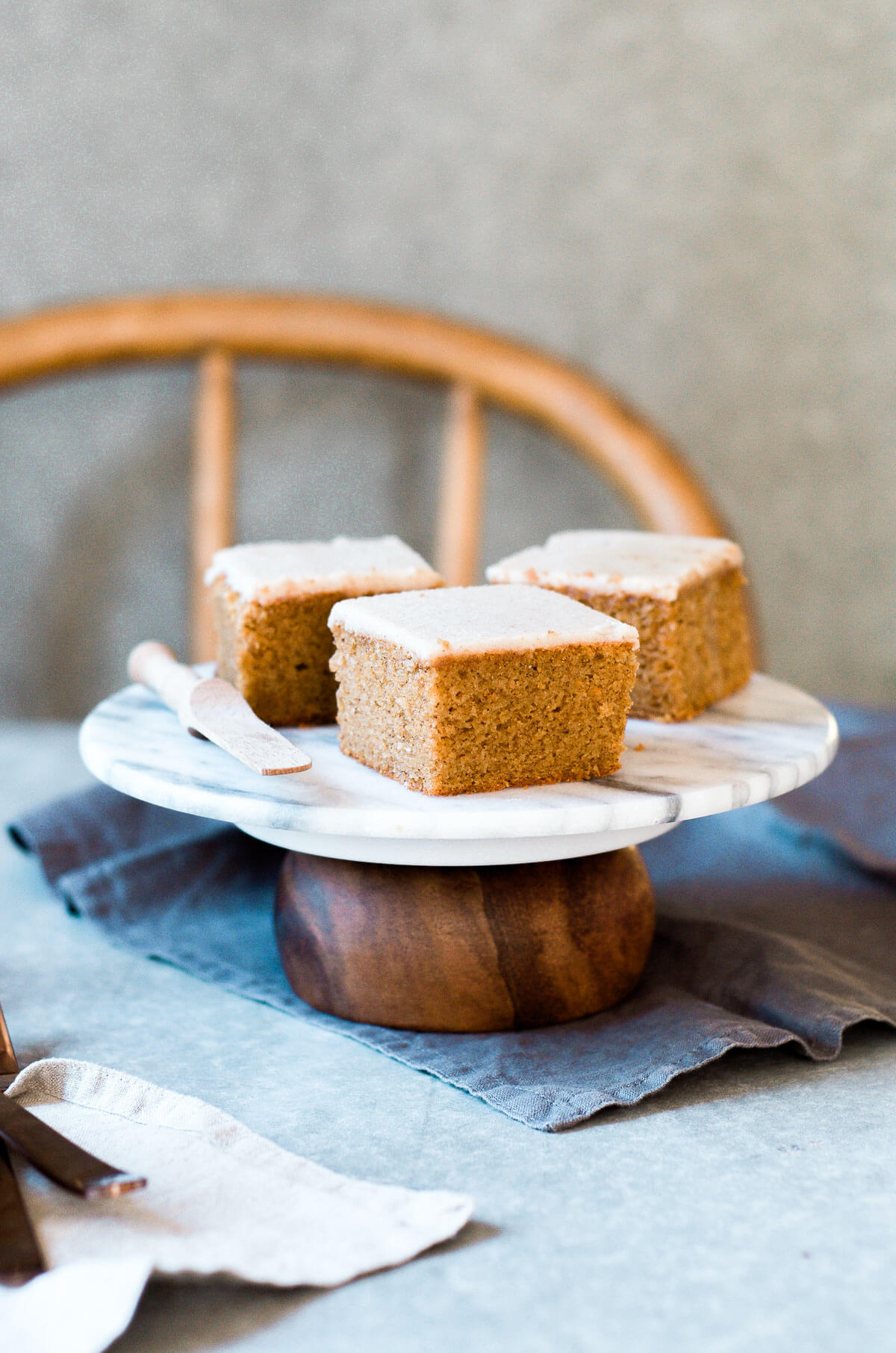 Paleo Pumpkin Cake with Maple Frosting