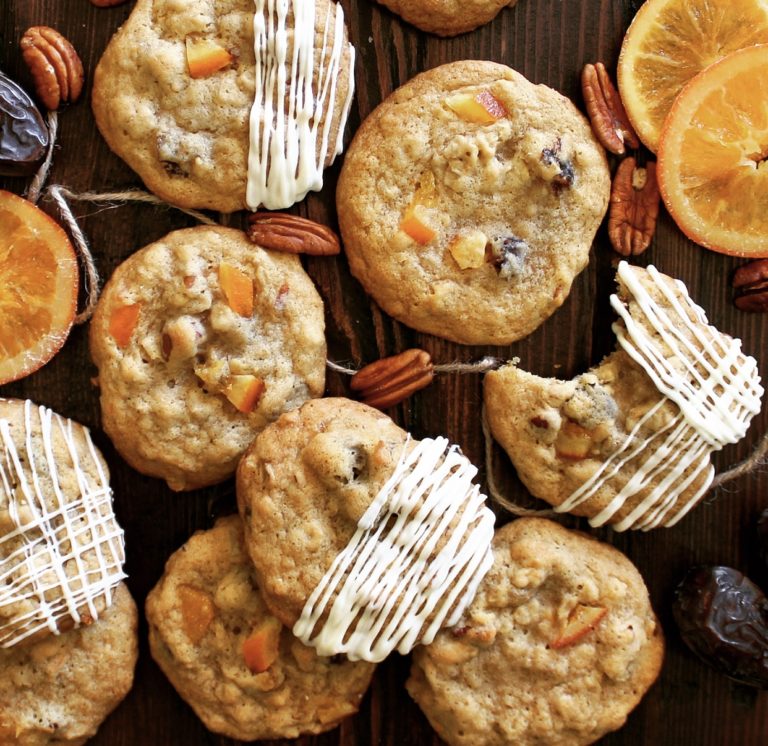Chewy Orange Date Cookies