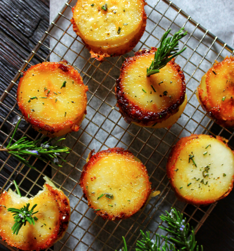 Gruyere Stacked Potatoes