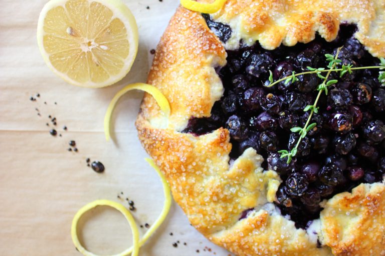 Blueberry Lemon Thyme Crostata