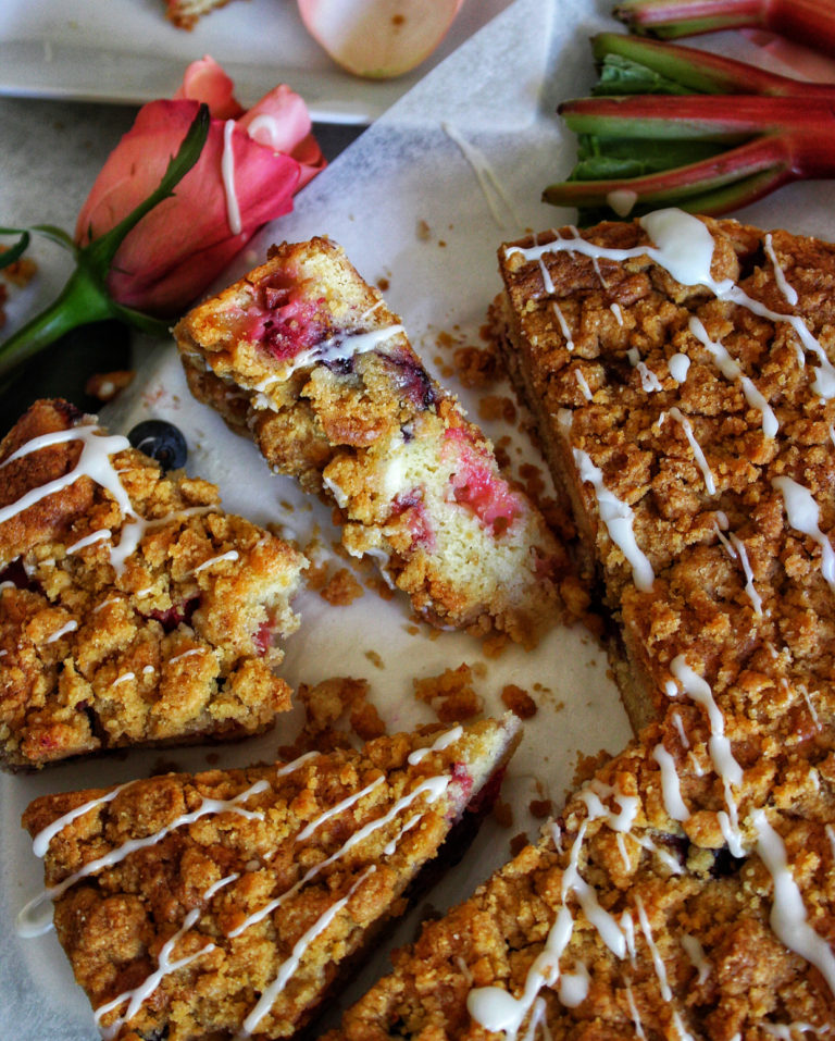 Blue-barb Coffee Cake