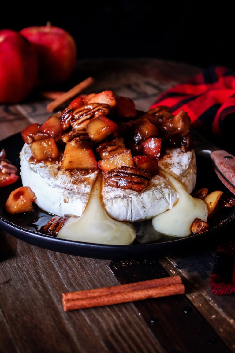 Apple Pecan Spiced Brie