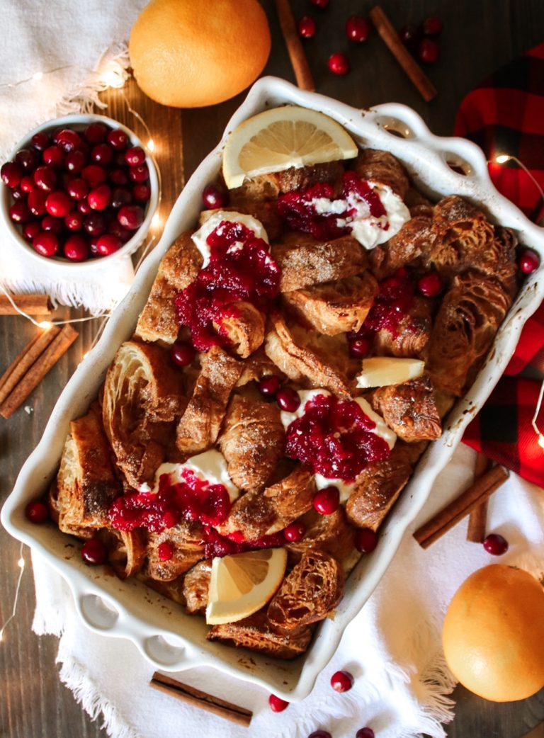 Eggnog Breakfast Strata