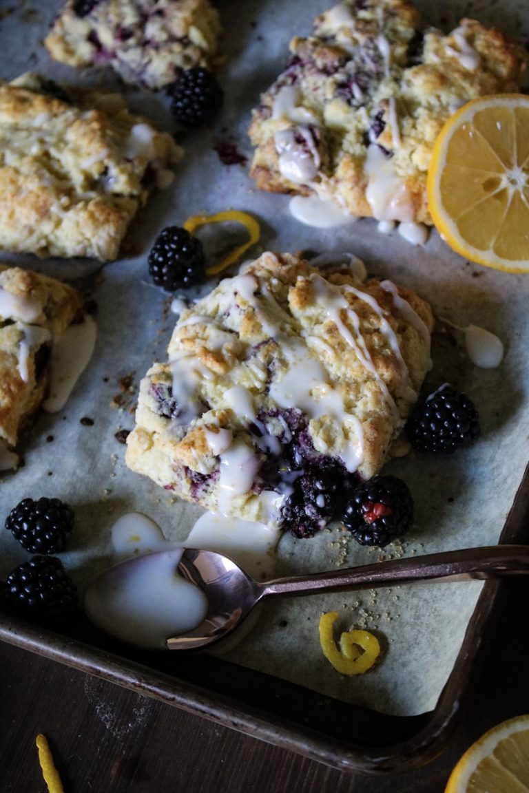 Blackberry Lemon Scones
