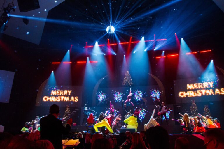 Bright Lights and Christmas Joy