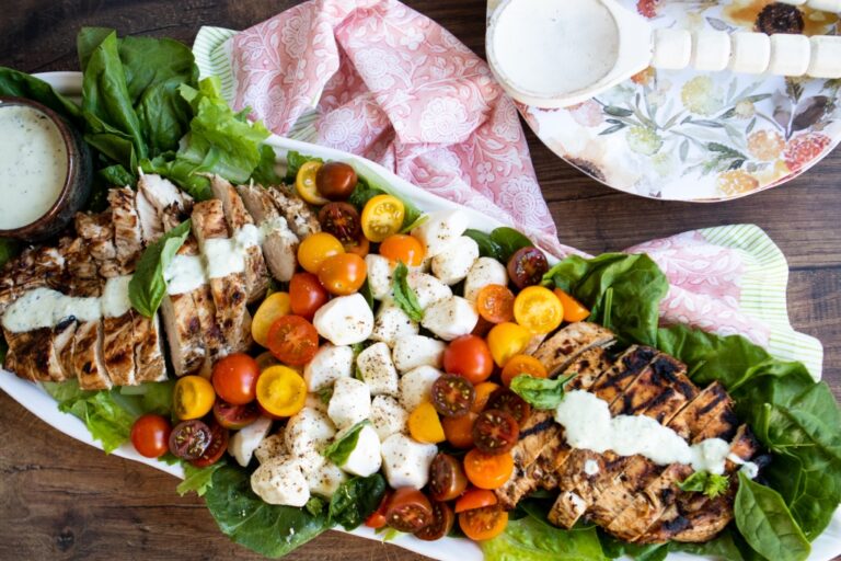 Grilled Chicken Caprese Salad