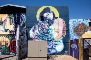 Largest Super Bowl mural to date painted by Indigenous artists in Phoenix