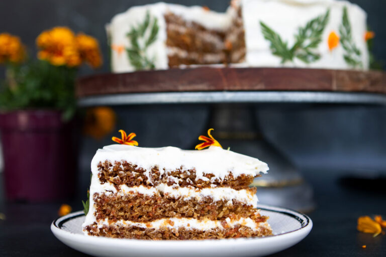 Layered Carrot Cake with Cream Cheese Frosting